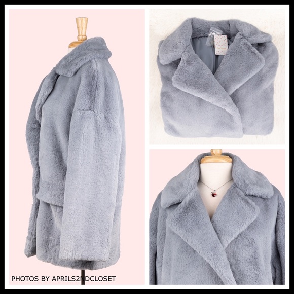 FREE PEOPLE TEDDY COAT JACKET FAUX FUR COAT A3C - Picture 12 of 16